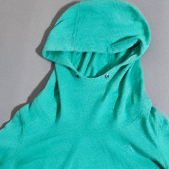 Volcom hoodie boys size L mint green colour Moclov high neck skater hoodie - Picture 2 of 10